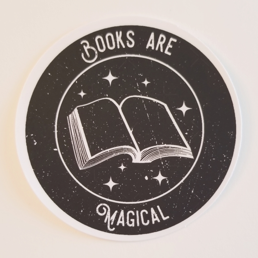10/$10 Books Are Magical Sticker